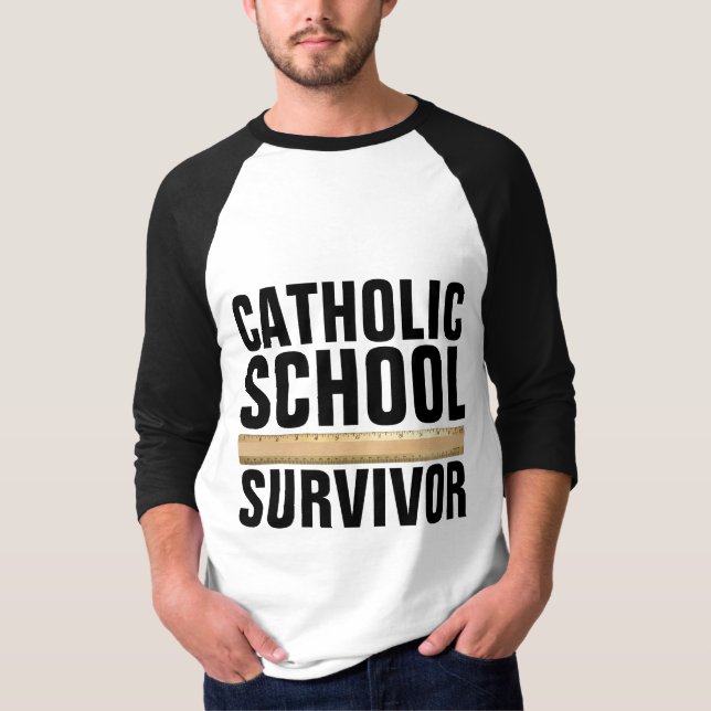 KATHOLISCHE SCHULE ÜBERLEBENDE T - Shirt (Vorderseite)