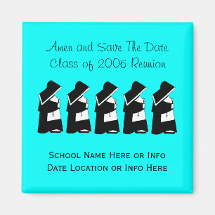 Katholische SchulWiedersehen-Nonnen-Save the Date Magnet