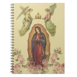Katholische Selige Jungfrau Mary Guadalupe Religiö Notizblock