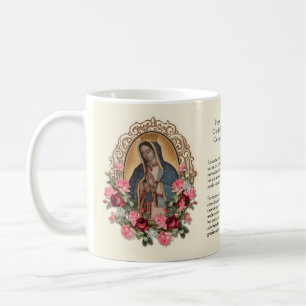 Katholische spanische Guadalupe Religiöse Jungfrau Kaffeetasse