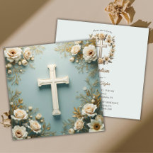 Katholische Taufe für Kreuz und Weiße Rosen Christ