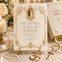Katholische Verlobung von Maria und Josef Hochzeit