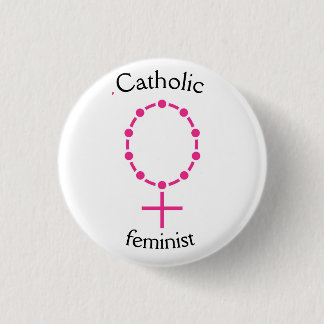 Katholischer Feminist Button
