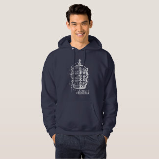 Katholischer führt LogoHoodie aus Hoodie