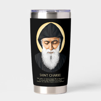 Katholischer Heiliger Charbel Makhlouf Heiliger Thermobecher