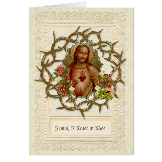 Katholischer Jesus heilige Herz Religiöse Blume (Vorne)