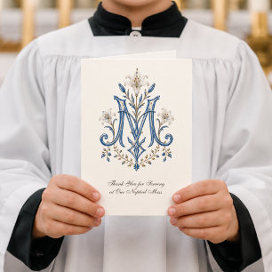 Katholischer Marianischer Altarserver für die Hoch Karte