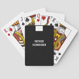 Katholischer Priester Clergy Traditionelles römisc Spielkarten