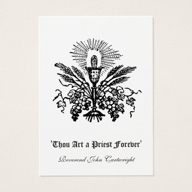 KATHOLISCHER PRIESTER JAHRESORDINIERUNG HOLY CARDS (Vorderseite)