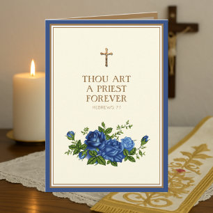 Katholischer Priester Jubiläum Weihe Kreuz Anhänge Karte