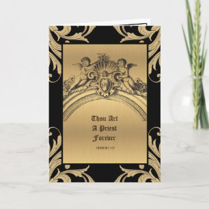 Katholischer Priesterjubiläum Weihe Engel Karte