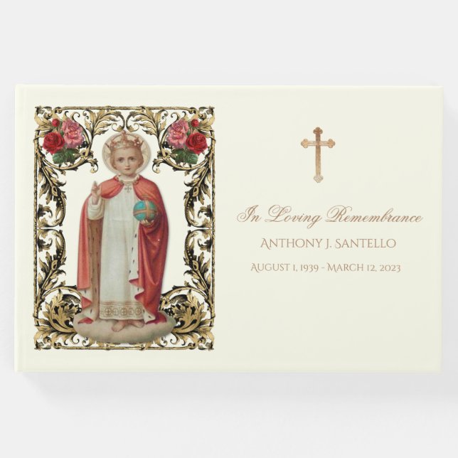 Katholischer Säugling Prager Gedenkstätte Jesus Be Gästebuch (Vorderseite)