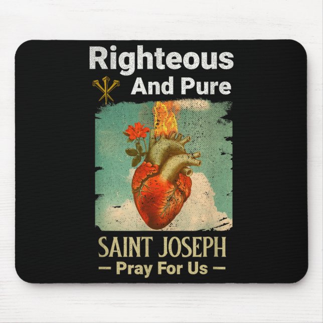 Katholischer St. Josef, Schutzpatron der Väter, be Mousepad (Vorne)