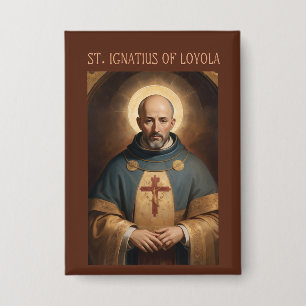 Katholisches Button St. Ignatius von Loyola