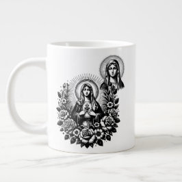 Katholisches christliches katholisches Meditations Jumbo-Tasse