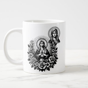 Katholisches christliches katholisches Meditations Jumbo-Tasse