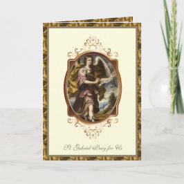 Katholisches Gebet des hl. Gabriel Archangel Karte