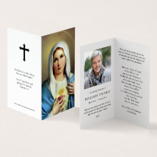 Katholisches Gebet kardiert Italiener Mary