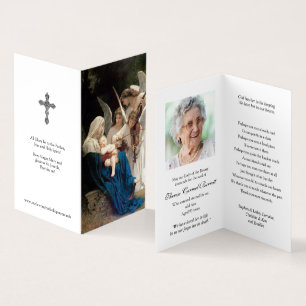 Katholisches Gebet kardiert   Mary Lied von Engeln Visitenkarten