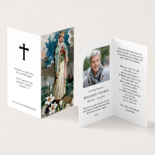 Katholisches Gebet kardiert   Stella Maris Visitenkarten