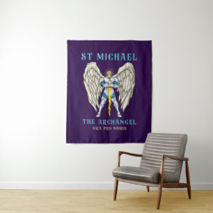Katholisches Gebetsteppich Sankt Michael der Erzen Wandteppich