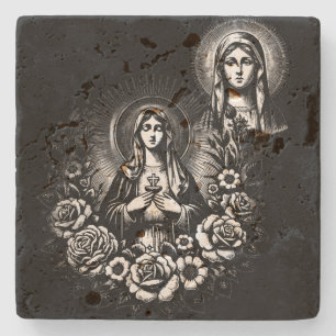 Katholisches Geschenk zum katholischen christliche Steinuntersetzer