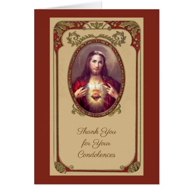 Katholisches Heiliges Herz Jesus Beileid Vielen Da (Vorne)