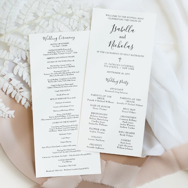Katholisches Hochzeitsprogramm Isabella mit Messe (Von Creator hochgeladen)