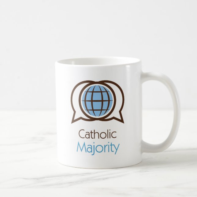 Katholisches Mehrheits-Logo Kaffeetasse (Rechts)