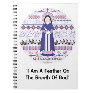 Katholisches Saint-Notebook: St. Hildegard Bingen Notizblock