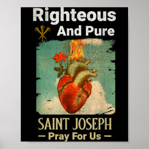 Katholisches St. Josef, Schutzpatron der Väter, be Poster
