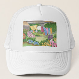 Kathy's Wäsche auf Monhegan ist Maine Hat Truckerkappe