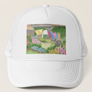 Kathy's Wäsche auf Monhegan ist Maine Hat Truckerkappe