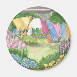 Kathy's Wäscherei auf Monhegan Island Maine Button Magnet