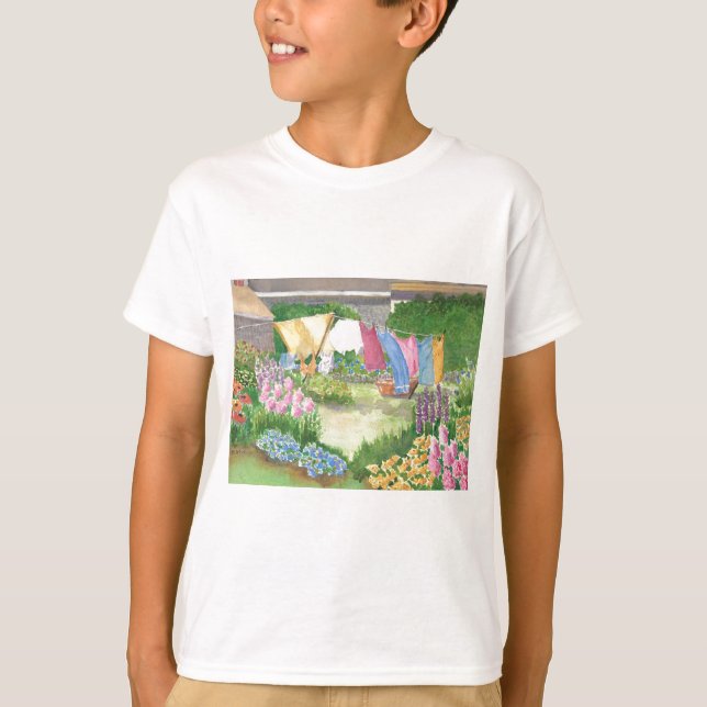 Kathy's Wäscherei auf Monhegan Kids Teeshirt T-Shirt (Vorderseite)