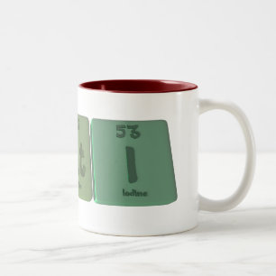 Kati als Kaliumastatin-Jod Zweifarbige Tasse