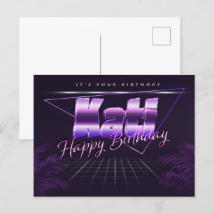 Kati Prénom Anniversaire de la carte postale