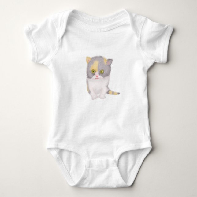 Katie kitten Baby Bodysuit Baby Strampler (Vorderseite)