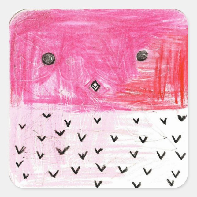 Katie: Square Sticker (Vorderseite)