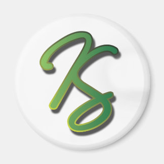 Katie Stodder - Round Magnet (weiß)