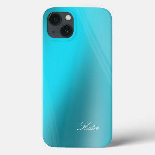 Katie - Türkisfarben mit Ihrem Namen Template C Case-Mate iPhone Hülle