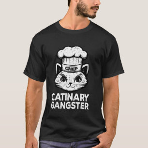 Katinar Gangster Katze Koch Lustig Kochen Liebhabe T-Shirt