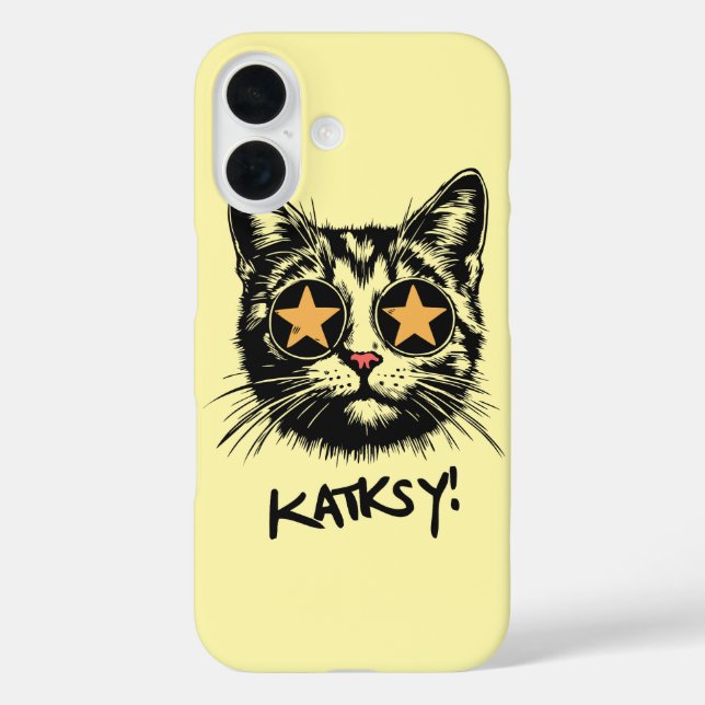 Katksy iPhone 16 Hülle (Rückseite)