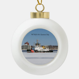 Katmai Bay-Kugel- oder Schneeflocken-Ornament Keramik Kugel-Ornament