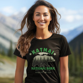Katmai National Park Alaska Since 1918 Tri-Blend Shirt