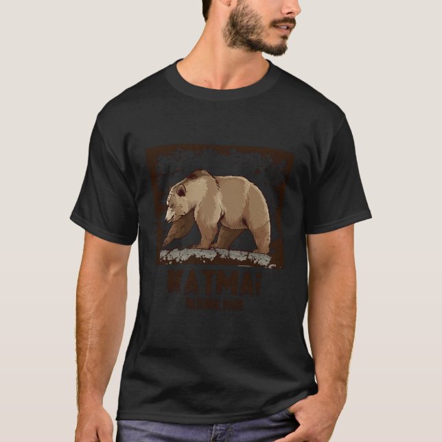 Katmai National Park Bear T-Shirt (Vorderseite)