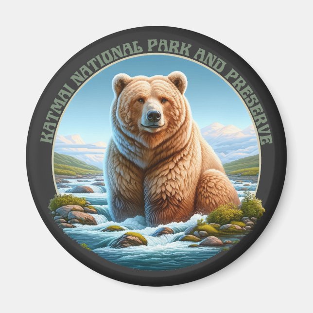 Katmai National Park und Preserve Magnet (Vorne)