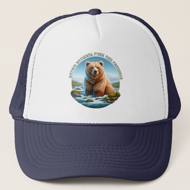Katmai National Park und Preserve Truckerkappe (Vorderseite)