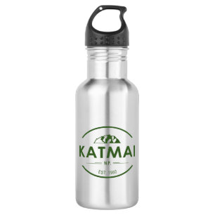 Katmai Nationalpark Edelstahlflasche