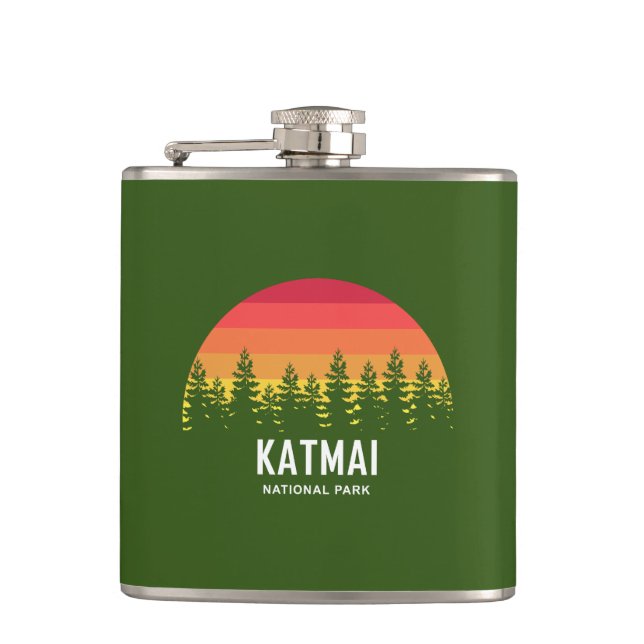 Katmai Nationalpark Flachmann (Vorderseite)